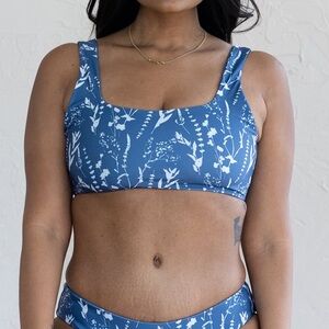 RSX Art X Saturday Swimwear Cleo Top - Wildflower Rain